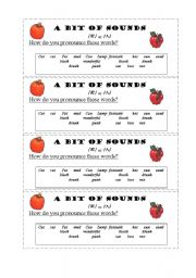 English Worksheet: A bit of sounds