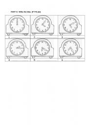 English worksheet: part3 of the exam