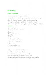 English worksheet: Money