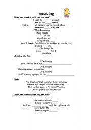 English Worksheet: Aerosmith