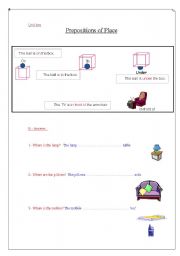 English worksheet: my house