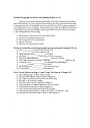 English Worksheet: present perfect