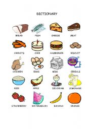 English Worksheet: Food and drink