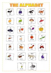 English Worksheet: ABC