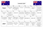 English Worksheet: Australia Quiz