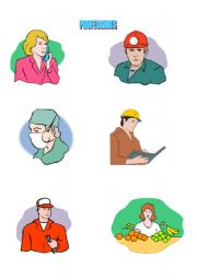 English Worksheet: Professions part 1