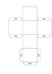 English Worksheet: Dice