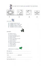 English worksheet: activities for kids