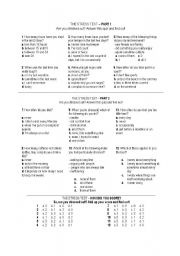 English Worksheet: The Stress Test