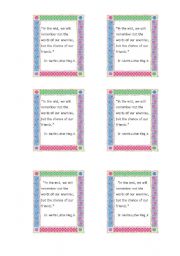 English Worksheet: In the end... martin Luther King