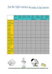 English worksheet: CookeryTerms