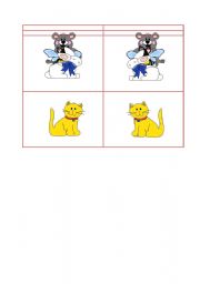 English worksheet: Animals Dominos part3