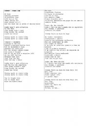 English Worksheet: Jeremy-Pearl Jam