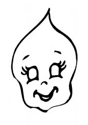 English Worksheet: ghost mask
