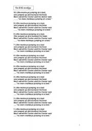 English Worksheet: English songs
