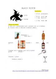 BLACK WITCH  - Halloween Cocktail Recipe