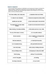 Adjective and Prepositions