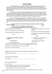 English worksheet: Selevtivity exam Navarre 2000