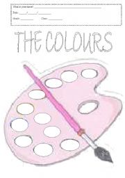 English Worksheet: The colours