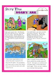 English Worksheet: Noahs Ark