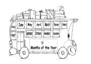 English Worksheet: Months of the year