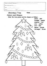 English Worksheet: Shapes