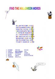 English worksheet: HAPPY HALLOWEEN