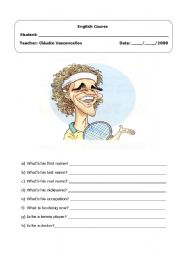 English Worksheet: Gugas caricature