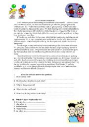 English Worksheet: just good friends?