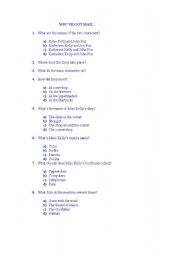 English Worksheet: Youve got mail