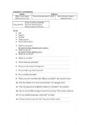English Worksheet: Reported Questions