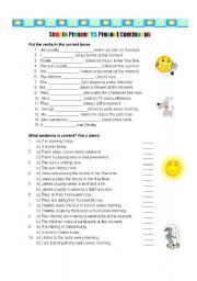 English Worksheet: PRESENT SIMPLE VS. CONTINUOUS