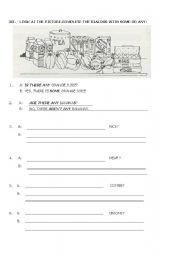English Worksheet: how many are there?