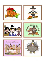 English Worksheet: Thanksgiving Clip Art - 3 - 3