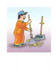 English Worksheet: jobs flash-card set 6/6