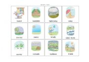 English Worksheet: Weather Card2