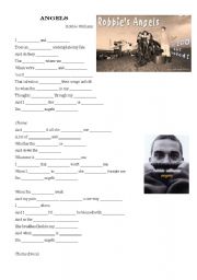 English Worksheet: Angels (Robbie Williams)