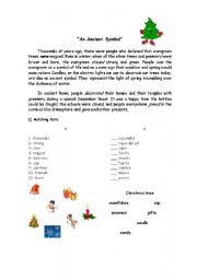 English worksheet: X-MAS PART 1