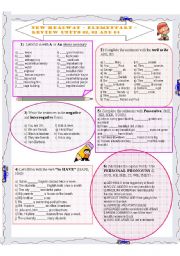 English Worksheet: New Headway - elementary