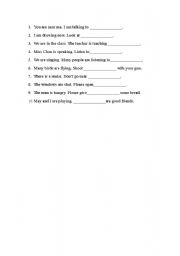 English worksheet: Pronouns