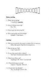 English worksheet: Homestay