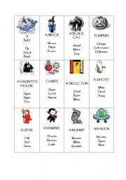 English Worksheet: Halloween Taboo