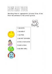 English worksheet: feelings