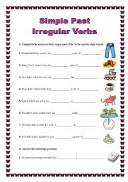 Simple Past - irregular verbs (26.10.08) 