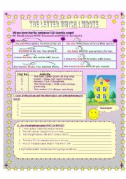 English Worksheet: Relative WHO and WHICH