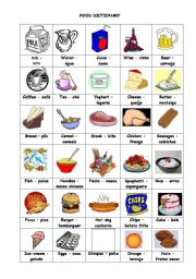 Food and drink items - ESL worksheet by arizla