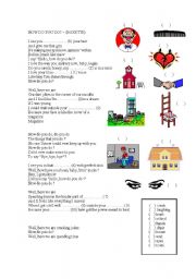 English Worksheet: Music :How do you do - Roxette