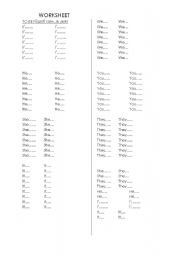 English worksheet: number-country