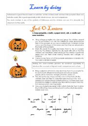 English Worksheet: Halloween activities (set 1/9)