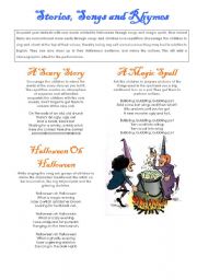 English Worksheet: Halloween activities (set 4/9)
